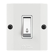 Mectronic Conjunto Sobrepor Pulsador De Campainha 10A/250V 61010