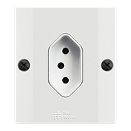 Mectronic Conjunto Sobrepor Tomada 2P+T NBR 14136 10A/250V 39107