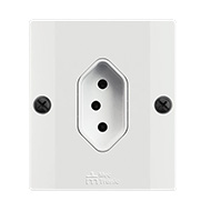 Mectronic Conjunto Sobrepor  Tomada  2P+T  NBR 14136   20A/250V    39119