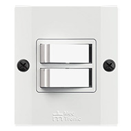 Mectronic Conjunto Sobrepor 2 Interruptor Simples 10A/250V 61003