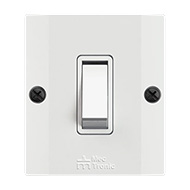 Mectronic Conjunto Sobrepor Interruptor Simples 10A/250V 61001