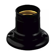 Bocal Fixo De Teto E27  Preto