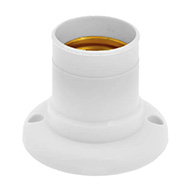 Bocal Fixo De Teto E27  Branco
