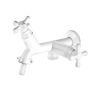 Torneira C/ Derivação Maquina de Lavar P/ Tanque Marujá Branca