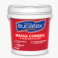 Eucatex Massa Corrida Pva  Balde   25 Kg