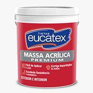Eucatex Massa Acrílica  Balde  25Kg
