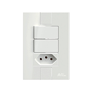 Mectronic Click CJ 2 Inerruptor Simples 2P+T  20A  250V   BR   49097