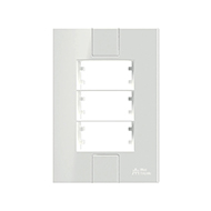 Mectronic Click Placa  4 X 2  P/ 3 Módulo  BR   82243