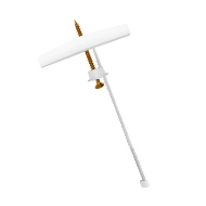 Saco C/10 Buchas P/Gesso  TK 60 X 4,5  C/Parafuso  4,5 X 60