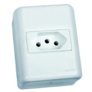 Sistema X   - Branco   tomada  2P + T    PB     10A       3211