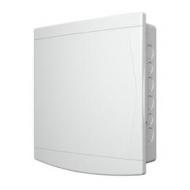 Quadro distribuição - embutir   18/24  disjuntores   s/ barram.   Branco