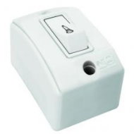 Interruptor externo retangular campainha 175  branco