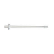 Braço p/ chuveiro 1/2 plast. Branco 30cm  