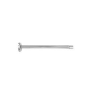 Braço p/ chuveiro 1/2 plast. Cromado 30cm 