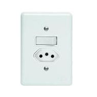 Pumalux Interruptor 01 seção simples c/ tom. 2P + T   20 Amp. 2381/15    PB