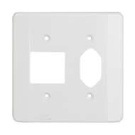 Mectronic Millenium Placa 4 x 4 02 Seções + 01 Tomada Vertical