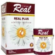 Real plus semi-brilho branco neve lata 18 L