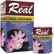 Real Latex Mais / Máximo Redimento fosco branco neve lata 18 L