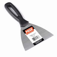 Espátula Cabo Plástico Aço Inox   10 cm