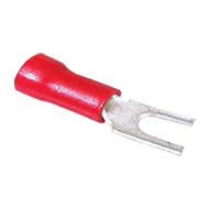 Terminal Forquilha 3,7MM Vermelho ( Fio 0,5 A 1,5 )