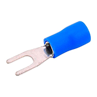Terminal Forquilha 5,3MM Azul ( Fio 1,5 A 2,5 )