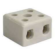 Conector de Porcelana 06mm 2P