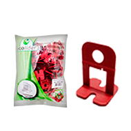 Espaçador Nivelador 1,5MM Pacote C/100 Peças Vermelho