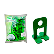 Espaçador Nivelador  2MM  Pacote C/100 Peças  Verde