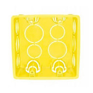 Caixinha De Luz PVC  4 X 4   Amarela