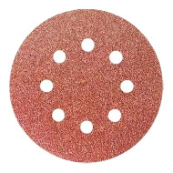 Disco de Lixa C/ Velcro 125MM Grão 40 - 8 Furos
