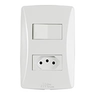Mectronic Petra Cj. 01 S.Simples + Tomada 2P + T 20A 39840