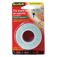 Fita Dupla Face   24.0mm x 1,5 M    ( Espuma )