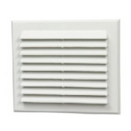 Grelha ventilação Quadrada c/ parafuso 227 x 227