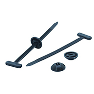 Abraçadeira de Nylon Tipo T Preta  5MM X 94MM  C/100 