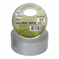 Fita Adesiva Silver Tape  45MM X 25M  Prata